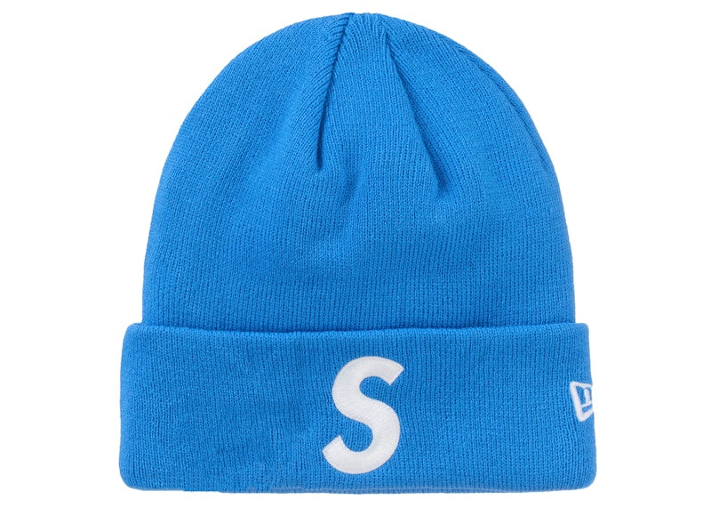 Supreme New Era S Logo Beanie (FW24) Blue