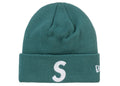 Supreme New Era S Logo Beanie (FW24) Green