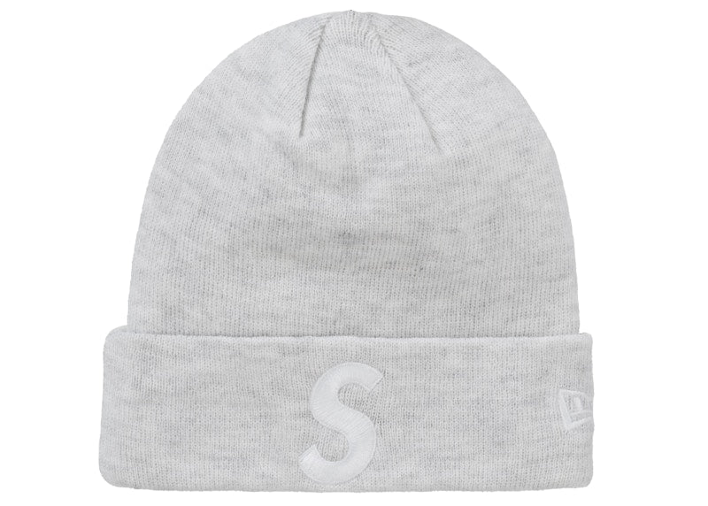 Supreme New Era S Logo Beanie (FW24) Heather Grey