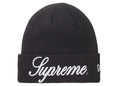 Supreme New Era Script Beanie Black
