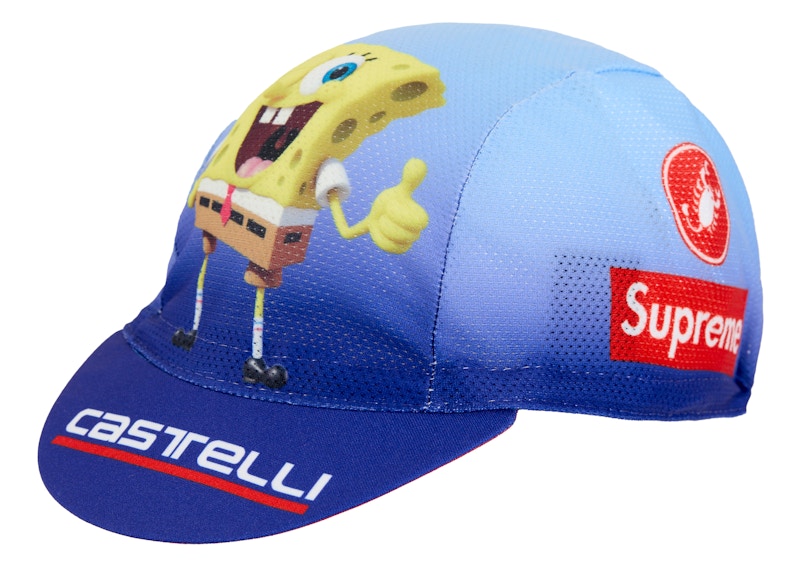 Supreme SpongeBob SquarePants Castelli Cycling Cap Blue