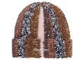 Supreme Tinsel Stripe Beanie Brown