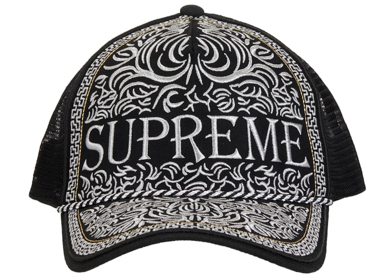 Supreme Vaquero Mesh Back 5-Panel Black