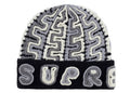 Supreme Yarn Applique Beanie Black