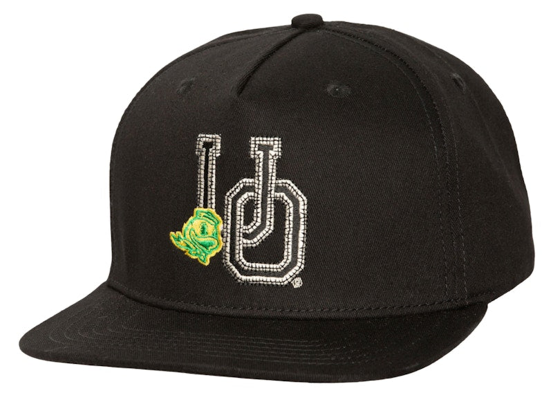 Travis Scott x Mitchell & Ness Oregon Ducks Snapback Hat Black