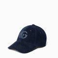 Gucci Velvet Baseball Hat With Embroidery