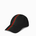 Gucci Cotton Baseball Hat With Web